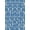 Blue, Pattern 2, variant on ODIKA 4'x6' Gray Cream Oak Geometric Design Washable Area Rug Intricate Pattern with Machine Ease for Bedroom, Reading Nook, Pet Friendly & Non-Shedding