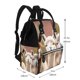thumbnail image 2 of Easygdp Cute Alpaca in Daze para Bolsa de Bebé de Gran Capacidad con Múltiples Bolsillos, Bolsa de Pañales para Padres, Bolsa de Viaje Organizada y Elegante, 2 of 6