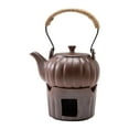 thumbnail image 2 of Tnarru Indoor Teapot with Warmer Base Small Boil Water Pot Easy to Clean 13oz Personal Tea Kettles for Home Restaurant Camping Hotel, 2 of 8
