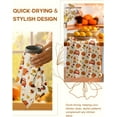 thumbnail image 4 of Flour Sack Kitchen Towels Set of 2-18x26 Cotton Dish Towels with Hanging Loop Reusable Tea Towel for Cleaning Spring Absorbent Dishcloths Cute Home Decor Housewarming, Lemon Birds, 4 of 6
