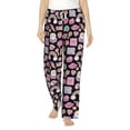 thumbnail image 2 of Goofa Elements Printed Soft Pajama Pants for Women, Wide Leg Comfy Casual Lounge Yoga Pants-Large, 2 of 9