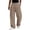 Light Brown, variant on TQWQT Men's Loose Fit Sweatpants Drawstring Elastic Waist Casual Joggers Streetwear Oversized Wide Leg Pants With Pockets Solid Color Lounge Trousers Athletic Running Bottoms