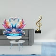thumbnail image 2 of Escultura De Cisne Acrílico Y Figura De Nota Musical, Centro De Mesa, Adorno De Resina Creativo Para Estantería, Escritorio De Oficina, Chimenea, Inauguración De La Casa, Decoración Del, 2 of 8