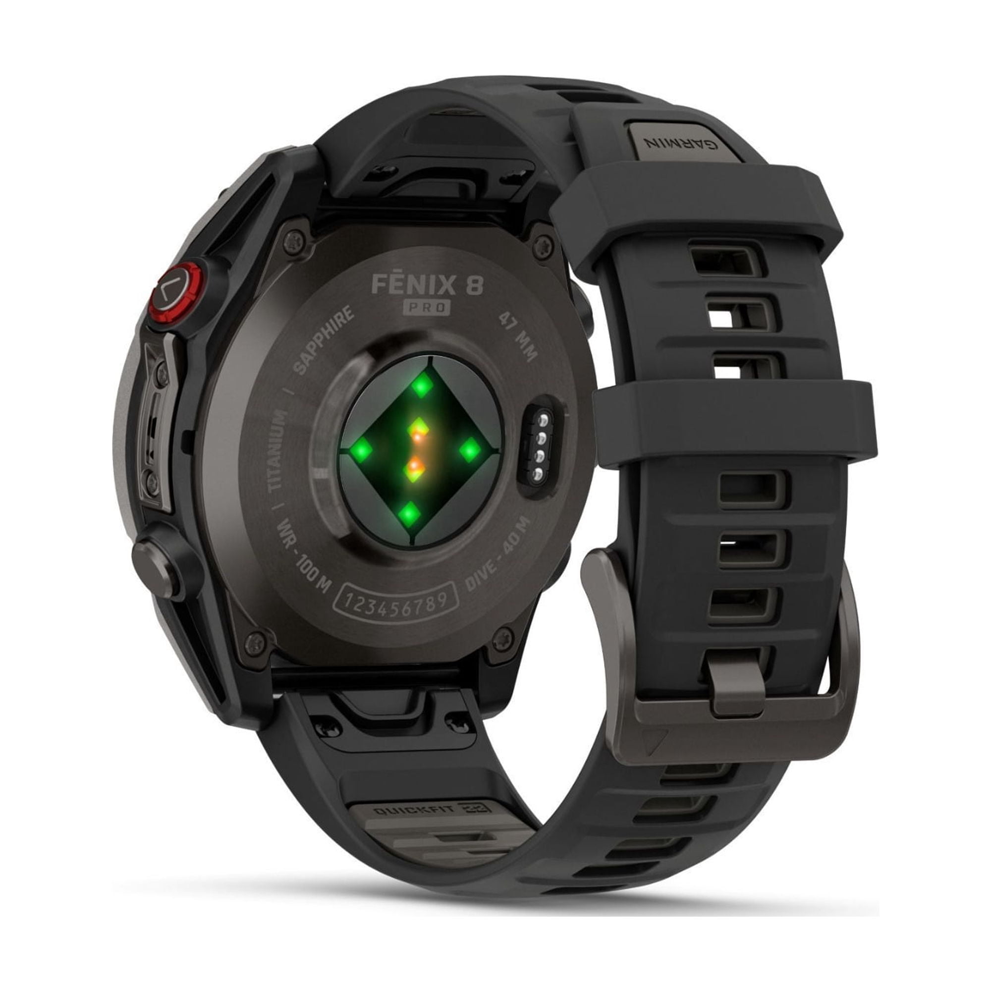 Garmin fenix 8 Pro Sapphire 47mm AMOLED (Carbon Gray DLC Titanium) GPS Smartwatch Bundle with Wireless Earbuds (2 Items)