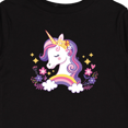 thumbnail image 4 of Inktastic Unicorn with Crown Girls Long Sleeve Toddler T-Shirt, 4 of 5