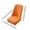 🔥 Orange_New#3794, variant on Elastic Fitted Dining Chair Cover | Universal Half Round Arcs Design | Soft Flock Stretch Fabric | 360° Protection | Removable Washable Shield | 40x50cm | 1 Piece | Multiple Colors