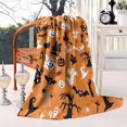 thumbnail image 2 of Classic Halloween Pattern Blanket,Comfortable Soft Flannel Throw Blanket,All Season,Warm Lightweight Blankets for Sofa Bed Couch Living Room Chair,40"x50", 2 of 4