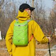 thumbnail image 5 of 12L Mountaineering Backpack Waterproof Ultralight Storage Knapsack Foldable Lightweight Zippers Rucksack Travel Bag (Green), 5 of 12