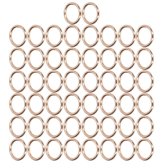 Bucle De Metal, Cierre De Anillos De Metal Material Firmemente Premium 15x3 Mm Para Bolso Para Mochila Para Monedero Ccdes Otros