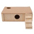 thumbnail image 3 of Maison Plateforme en Bois pour Hamster, Maison Plateforme Multi-Hamster Cachette Accessoire Réponse Rapide, 3 of 12