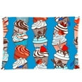 thumbnail image 1 of BOSDECO Seamless Pattern Of Cupcakes Pillow Case 20x30 inches Two Sides Print, 1 of 1