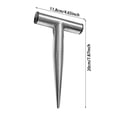 thumbnail image 2 of Stainless Steel Garden Dibber Heavy Duty T-Handle Handheld Bulb Planter Tool Hole Puncher Soil Dibber for Planting Bulbs Seedlings and Transplanting Ideal for Vegetable Gardens and Flower Beds, 2 of 6