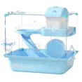 thumbnail image 1 of cage pour Hamster Ours Doré Spacieuse et Transparente Nid à double Couche, 1 of 5