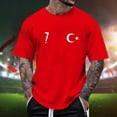 thumbnail image 2 of Men's Short Sleeve T Shirt Summer Casual Ventilate Beach Holiday Monkey Print Tops Mens Shirts Bulk Men V Neck T Shirts Mens Tops Tee Shirts T Shirt Men Pack Pack of Men Shirts Tees Men Pocket T Shirt, 2 of 4