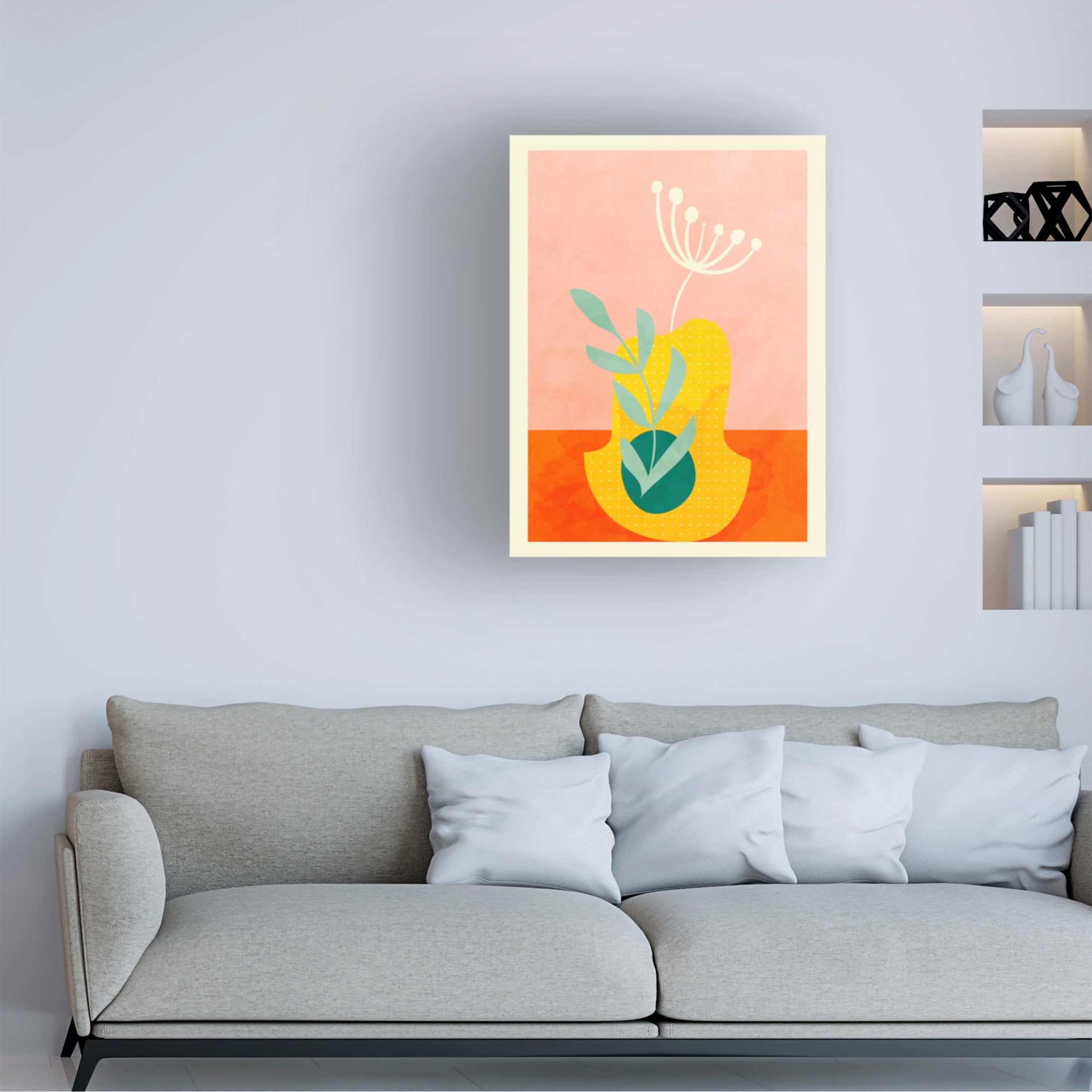 Trademark Fine Art Ana Rut Bre Spaces Fleur2 Canvas Wall Art