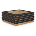 thumbnail image 1 of Meridian Furniture Table Basse en Cuir Vegan Noir Rory, 1 of 32