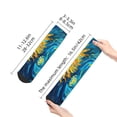 thumbnail image 4 of Naloa Starry Sunflower Dreamscape Ankle Socks for Women Non Slip Socks No Show Socks Classic Low Cut Casual Socks Casual Socks, 4 of 7