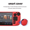 thumbnail image 4 of Cubierta de protección de silicona suave para Steam Deck Case Shell Controller Protector Marco a prueba de polvo Consola de juegos Accesorio JShteea El nuevo, 4 of 6