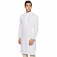 thumbnail image 4 of Mens Indian Designer Cotton Lucknawi Chikan Embroidered Ethnic Festive Kurta, 4 of 4