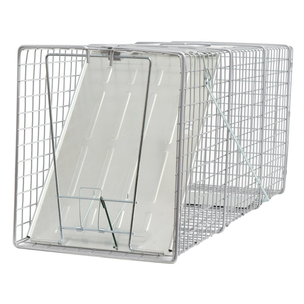 Pack of 2 Large One Door Catch Release Heavy Duty Cage Live Animal Trap