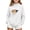 White-bhd, variant on Mnyotv Girls Cat Pouch Sweatshirt Fleece Lined Long Sleeve Hoodless Pullover Sweatshirts with Pet Pockets Size 11-12 Years