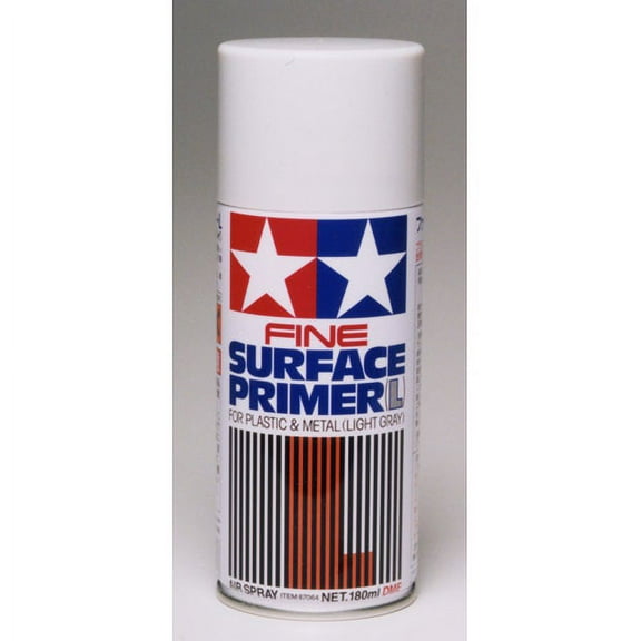 Tamiya USA TAM87064 Gray Fine Surface Primer L 180ml Spray Can