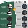 thumbnail image 6 of SERWALL Oversize Rocking Chairs Set of 2, Outdoor Rocker for Porch, HDPE Rocking Chairs, 6 of 9