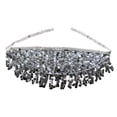 thumbnail image 4 of Ediodpoh Carnival Glitter Skirts for Women Belly Dance Scarf with Sequins Fringe Sash Wrap Performance Skirt for Dance Show Skirts for Women Silver One Size, 4 of 4