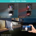 thumbnail image 3 of Cámara de videovigilancia CCTV de seguridad impermeable, lente Dual Ai, seguimiento automático, 8MP, 4K, Wifi, alarma de luz policial, IP, 3 of 3