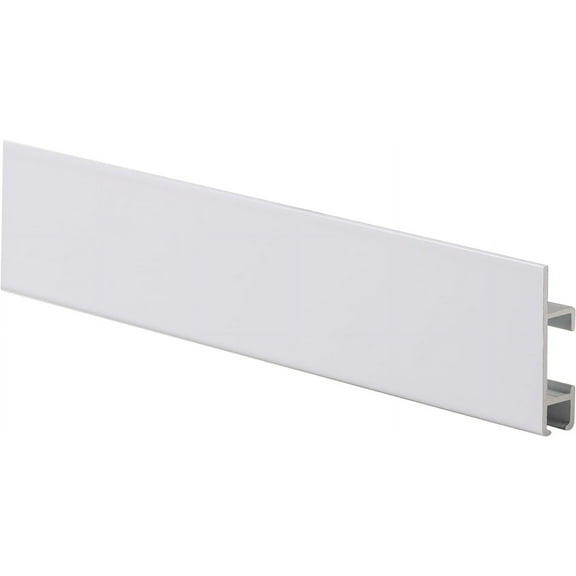 STAS Cliprail Max Picture Hanging System Set White - Rail System for Art and Pictures Without Nails - Mirror Track System - Covers 4.92ft 150 cm of Wall Space Installation Kit