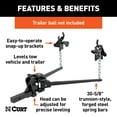 thumbnail image 2 of CURT 17302 Long Trunnion Bar Weight Distribution Hitch, Up to 10K, 2-Inch Shank, 2 of 6