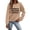Khaki, variant on Women Blouses Womens Quarter Zip Sweatshirt Long Sleeve Running Women Womens Sweater Long Length Thin Zip up Jacket Loose Fit Sweaters Lightweight up Hoodie Athletic Pullover plus Size Khaki S