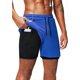 thumbnail image 1 of men's blue size m shorts, mesh shorts, men's mesh basketball shorts, men's mesh athletic shorts, 1 of 4