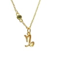 thumbnail image 1 of Collar con dije signo zodiaco Capricornio chapa de oro 18k ZVEZDA 45 cms, 1 of 4