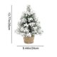 thumbnail image 3 of pstuiky Árbol de Navidad de mesa, decoración para fiestas navideñas, árbol de Navidad artificial para decorar escritorios, ventanas, pasillos y fiestas en el hogar., 3 of 6