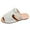 Grey, variant on XIAQUJ Fashionable Women's Large Size Temperament Flat Leather Sandals Women's Slip on Casual Sandals Sandals for Women 2024 Black 6.5