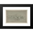 thumbnail image 2 of Richard Wilson 18x13 Black Modern Framed Museum Art Print Titled - House of Pompey at Albano (1753-56), 2 of 5
