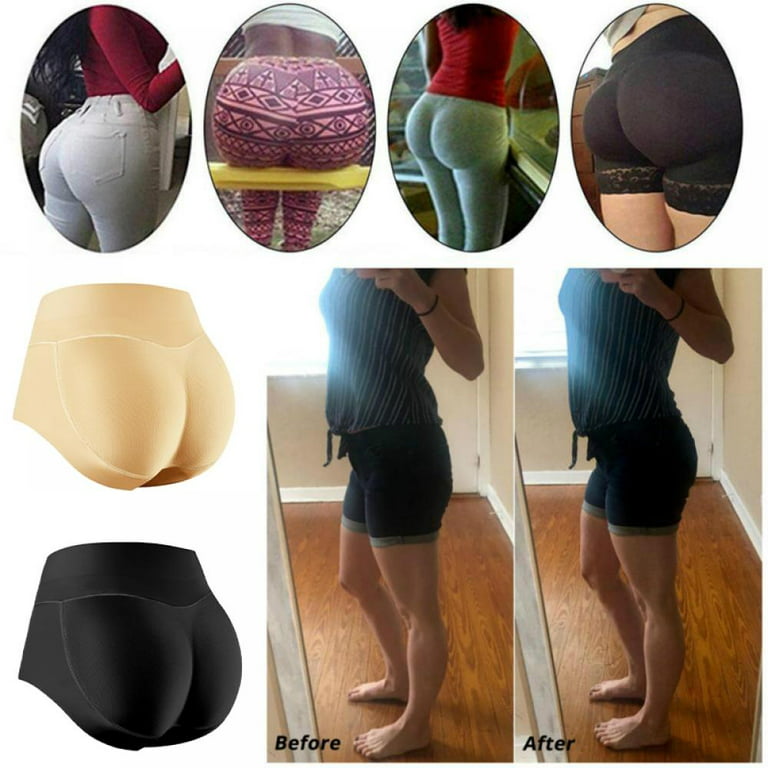 Hip Pads For Women Hip Dip Pads Fake Butt Padded Underwear Hip Enhancer  Shapewear Crossdressers Butt Lifter Pad Panties Shaper Black