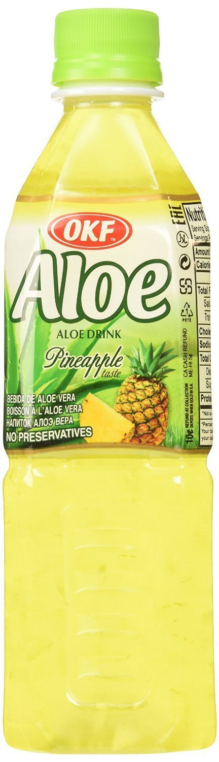 Okf Aloe Vera King Drink Pineapple 16 9 Fl Oz Case Of 20 Walmart