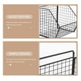 thumbnail image 5 of 1 Set Wall Mounted Kitchen Fruit Onion Storage Wire Basket Multifunctional Vegetable Organizer, 5 of 6
