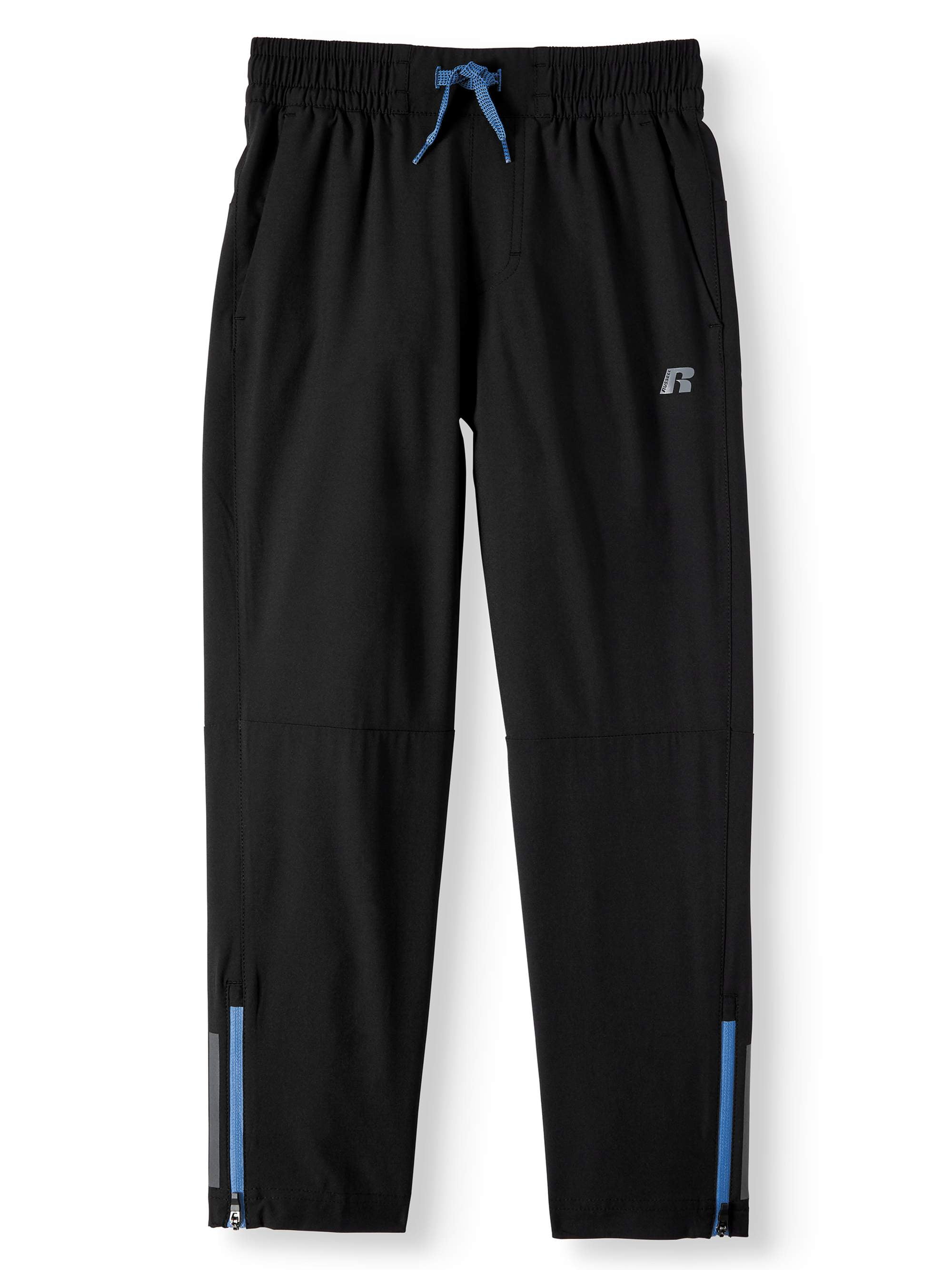 Woven Stretch Pant with Zipper Cuffs (Little Boys & Big Boys) Walmart