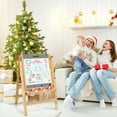 thumbnail image 3 of Gymax Chevalet Artistique pour Enfants avec Tableau Blanc et Rouleau de Papier Tableau Noir Double Face, 3 of 10