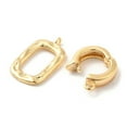 thumbnail image 2 of 10 pc Brass Fold Over Clasps for Jewelry Making Real 18K golden Plated 29mm, 2 of 2