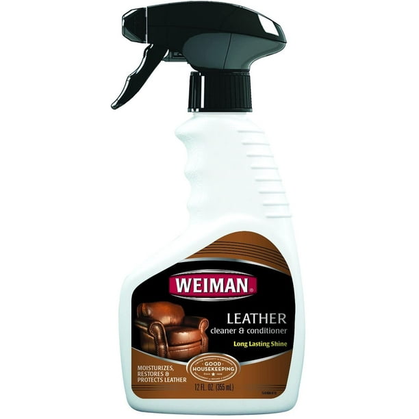 Weiman Leather Cleaner & Conditioner, 12 fl oz (2 Pack) Walmart.ca