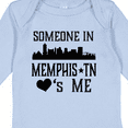 thumbnail image 4 of Inktastic Memphis Tennessee Someone Loves Me Skyline Boys or Girls Long Sleeve Baby Bodysuit, 4 of 5