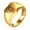 Gold White 111, variant on Angel Number Rings for Women Heart Lucky 111 222 333 444 555 666 777 888 999 Stainless Steel Gifts for her Simple Cute Black Silver Gold Plated Jewelry Black 111 Size 10