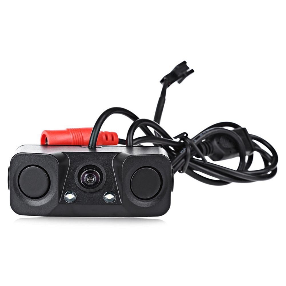 3 In 1 Night Vision Cam Monitor  Car Rear View Camera With Radar Sensor Cam K71 