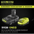 thumbnail image 2 of Destornillador de impacto RYOBI ONE+ de 18 V, inalámbrico, 1/4 pulgadas. 1800 pulgadas /libras, 2 of 2