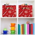 thumbnail image 6 of Christmas Candy Storage Basket Large Bin Laundry Boxes Toys Foldable Home Organizer Bag 14.2x10.2x8.3 Inches 1 PC, 6 of 8