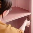 thumbnail image 3 of Guidecraft Kids' Deluxe Taiga 3-Shelf Bookshelf - Pink: Children's Sturdy Wooden Bedroom Bookcase, Playroom Organizer and Toy Storage, 3 of 5